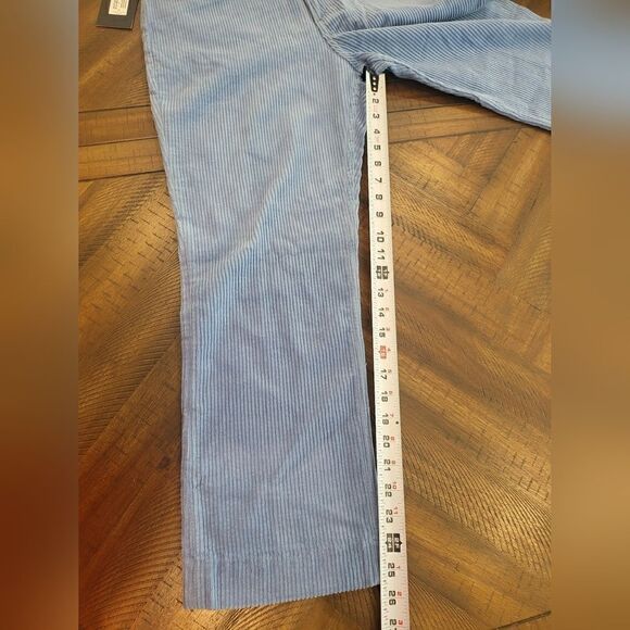 $250 MSRP rag & bone Riviera Cordory Ankle Straight Leg Size 32 Blue - Picture 11 of 11